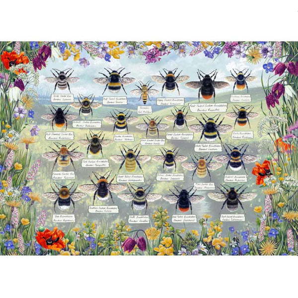 Gibsons Brilliant Bees 1000 Piece Jigsaw Puzzle image 0