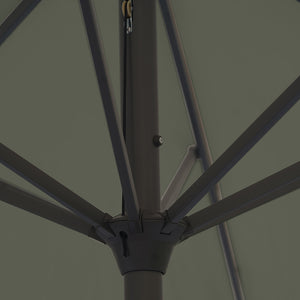 Platinum Riva 3.5m Round Crank Parasol – Olive image 5