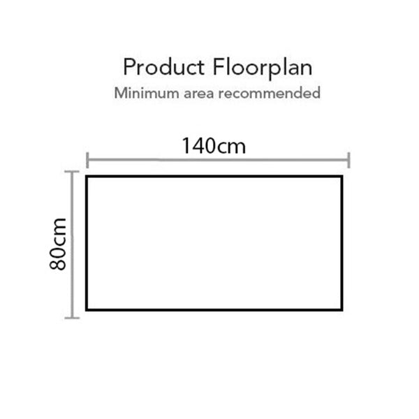 Footprint for Supremo Modena Outdoor Cushion Storage Box, Medium