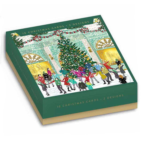 Fortnum & Mason Skating Christmas Cards (Pack of 10)