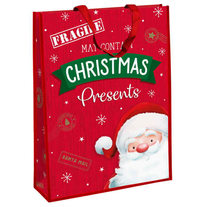 Fragile Jumbo Woven Gift Bag