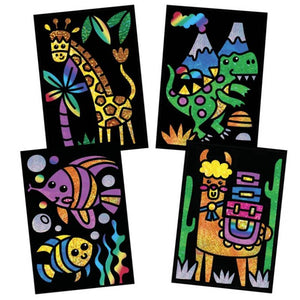 Galt Fab Foil Art Craft Kit Assorted Cards x 4