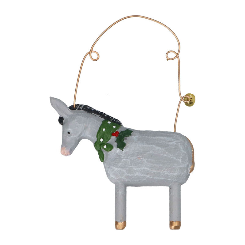 Gisela Graham Dapper Donkey Ornament