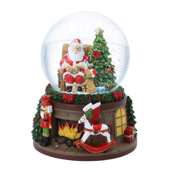 Gisela Graham Fireside Flurry Snow Globe