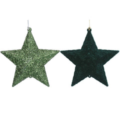 Gisela Graham Flock OR Glitter Star (Assorted Designs)