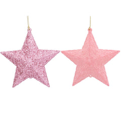 Gisela Graham Flock OR Glitter Star (Assorted Designs)