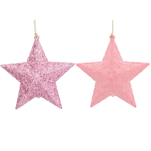 Gisela Graham Flock OR Glitter Star (Assorted Designs)