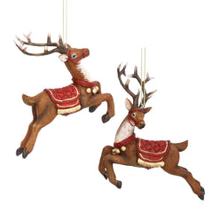 Gisela Graham Festive Flying Reindeer (Assorted Designs)