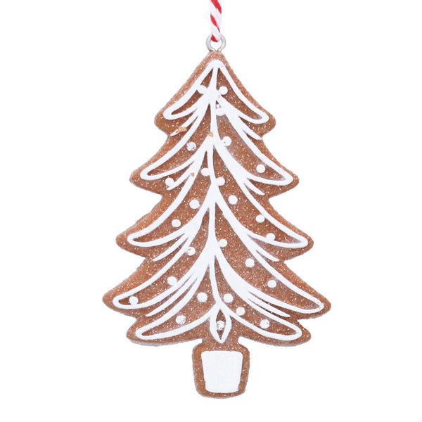Gisela Graham Gingerbread Pine Charm