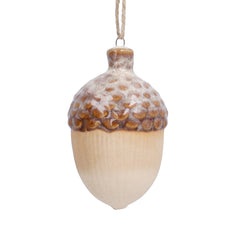Gisela Graham Glazed Acorn Charm