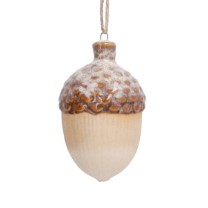 Gisela Graham Glazed Acorn Charm