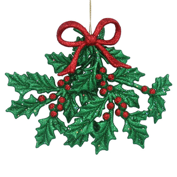 Gisela Graham Glitter Holly Spray
