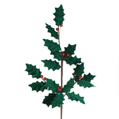 Gisela Graham Holly Jolly Spray (79cm)