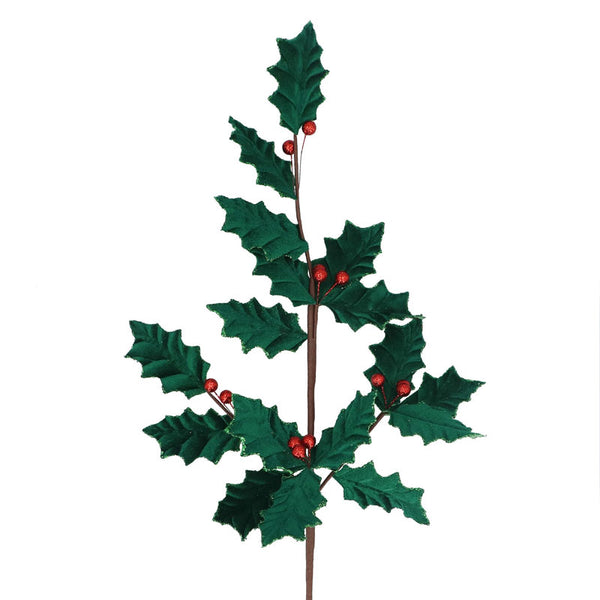 Gisela Graham Holly Jolly Spray (79cm)