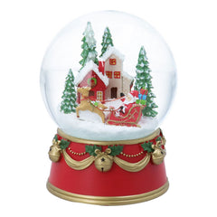 Gisela Graham Jingle-Bell Sleigh Snow Globe