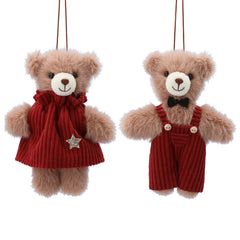 Gisela Graham Red Knit Teddy (Assorted Designs)