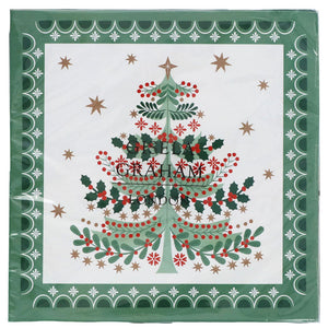 Gisela Graham Paper Napkins - Nordic Fir (Pack of 20)
