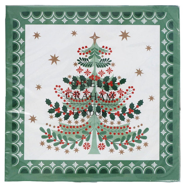 Gisela Graham Paper Napkins - Nordic Fir (Pack of 20)