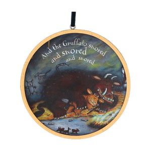 Gisela Graham Gruffalo Snored & Snored Wooden Disc