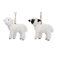 Gisela Graham Sparkle Hoof Lamb (Assorted Designs)