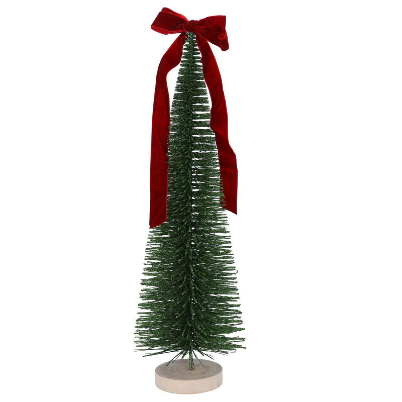 Gisela Graham Velvet Bow-Tique Pine