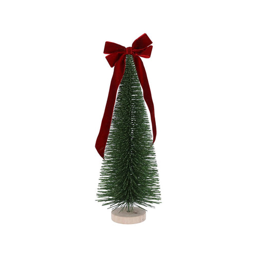 Gisela Graham Velvet Bow-Tique Pine