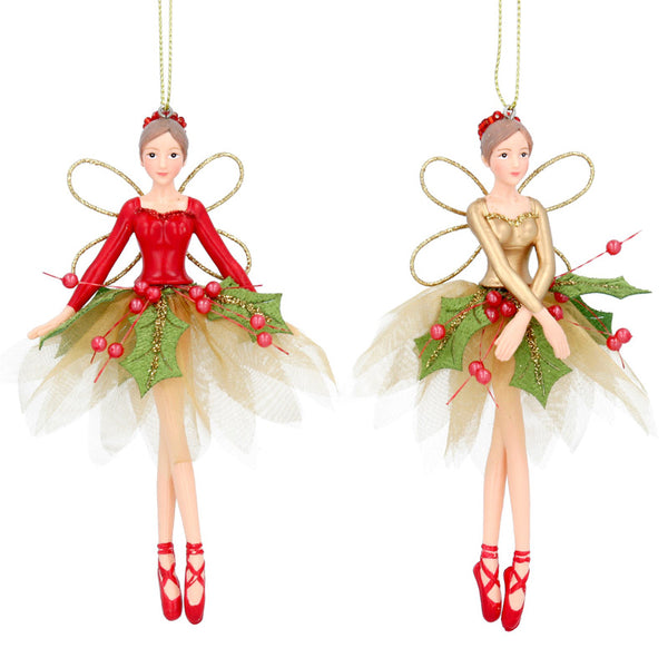 Gisela Graham Winter Bloom Ballerina (Assorted Designs)