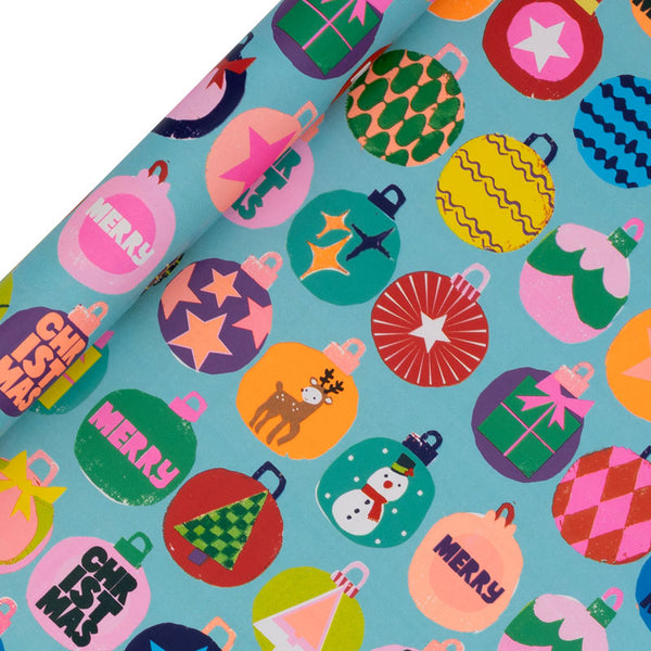 Glick Baubles Gift Wrap (4m)