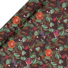 Glick Citrus Holly Gift Wrap (4m)