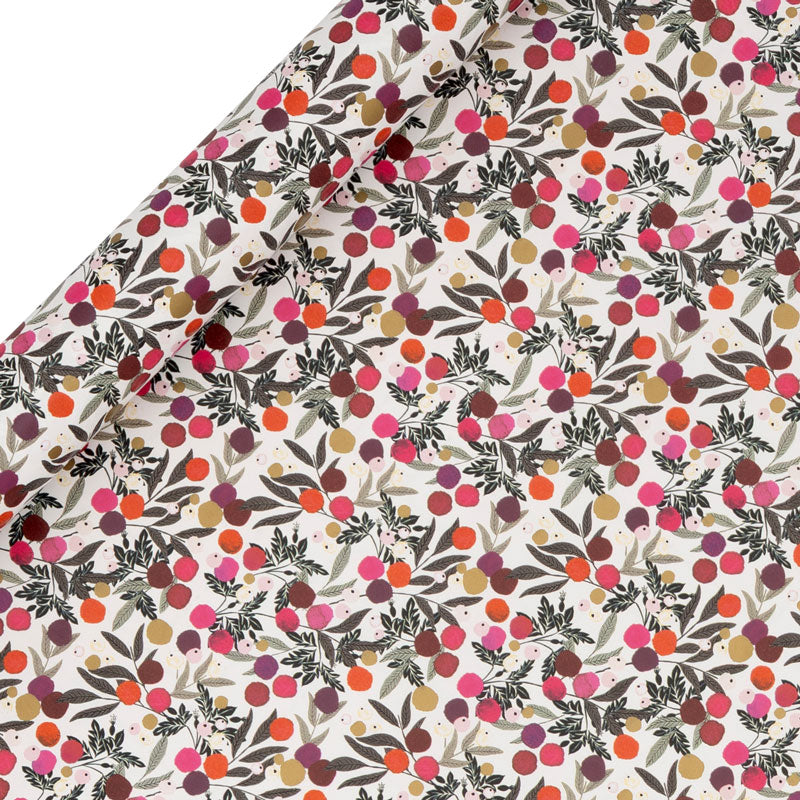Glick Cream Berries Gift Wrap (4m)