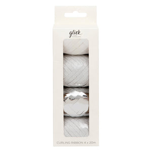 Glick Silver Curling Ribbon Multipack