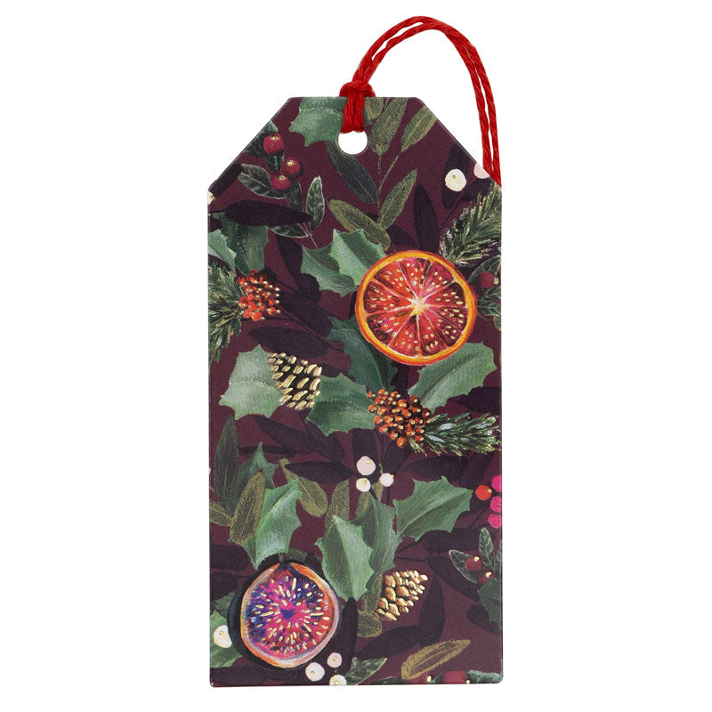 Glick Citrus Holly Gift Tags (Pack of 6)