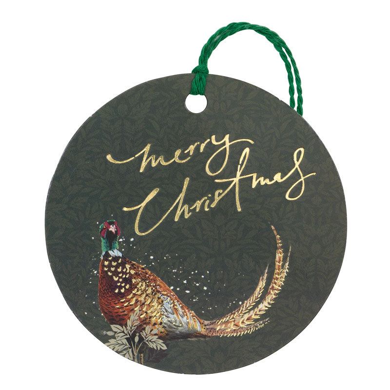 Glick Jolly Pheasant Gift Tags (Pack of 6)