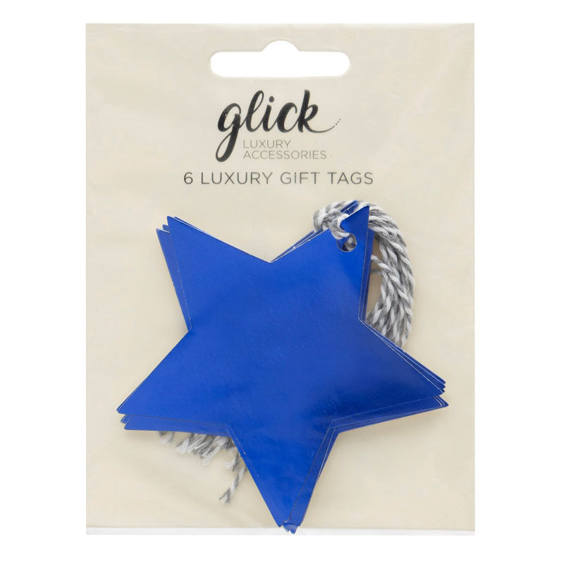 Glick Navy Star Gift Tags (Pack of 6)