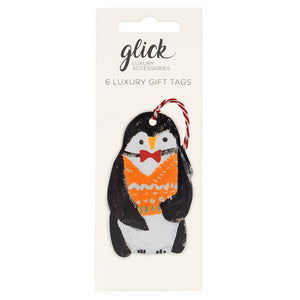 Glick Penguin Gift Tags (Pack of 6)