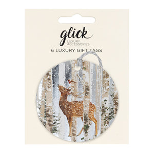 Glick Stag Gift Tags (Pack of 6)