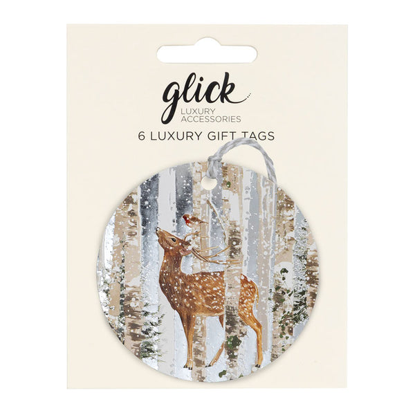 Glick Stag Gift Tags (Pack of 6)
