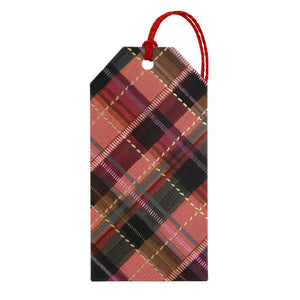 Glick Sugarplum Tartan Gift Tags (Pack of 6)