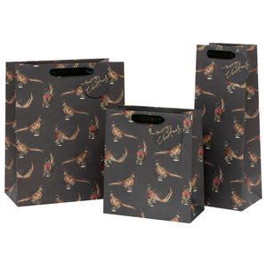 Glick Jolly Pheasants Gift Bag