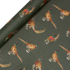 Glick Jolly Pheasant Gift Wrap (4m)