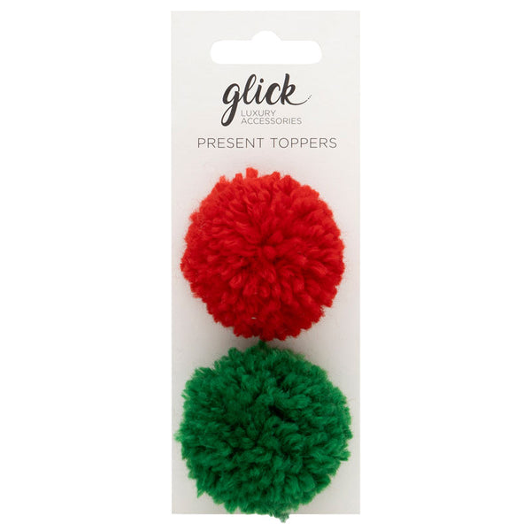Glick Pom Pom Present Toppers (Pack of 2)