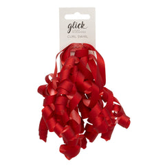 Glick Red Curl Swirl