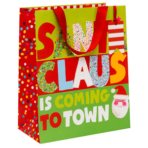 Glick Santa Is Coming To Town Gift Bag