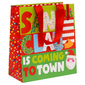 Glick Santa Is Coming To Town Gift Bag