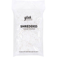 Glick White Shredded Tissue Paper