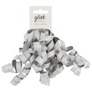Glick Silver Glitter Curl Swirl