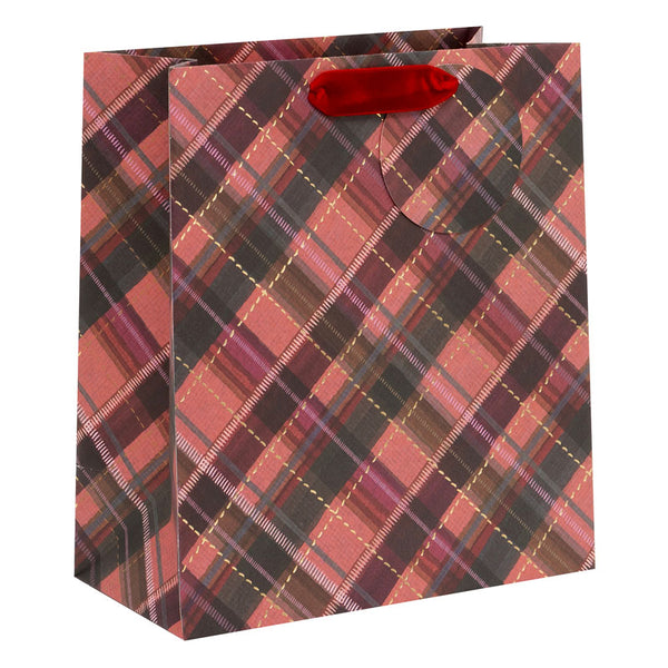 Glick Sugarplum Tartan Gift Bag