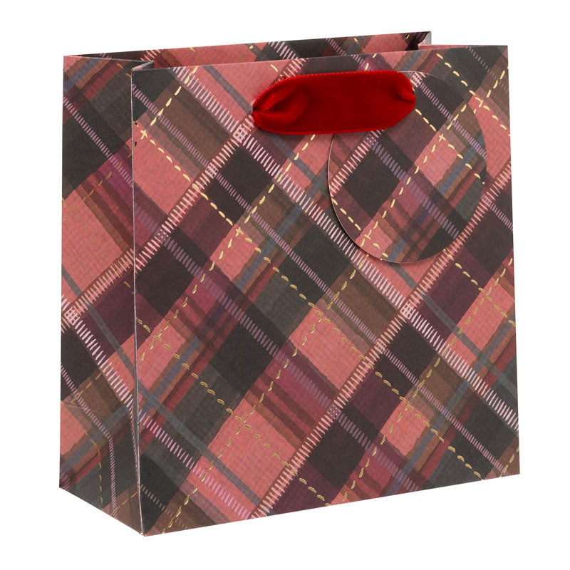 Glick Sugarplum Tartan Gift Bag