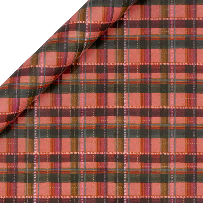 Glick Sugarplum Tartan Gift Wrap (4m)