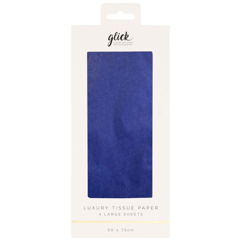 Glick Reflex Blue Luxury Tissue Paper (Pack of 4)